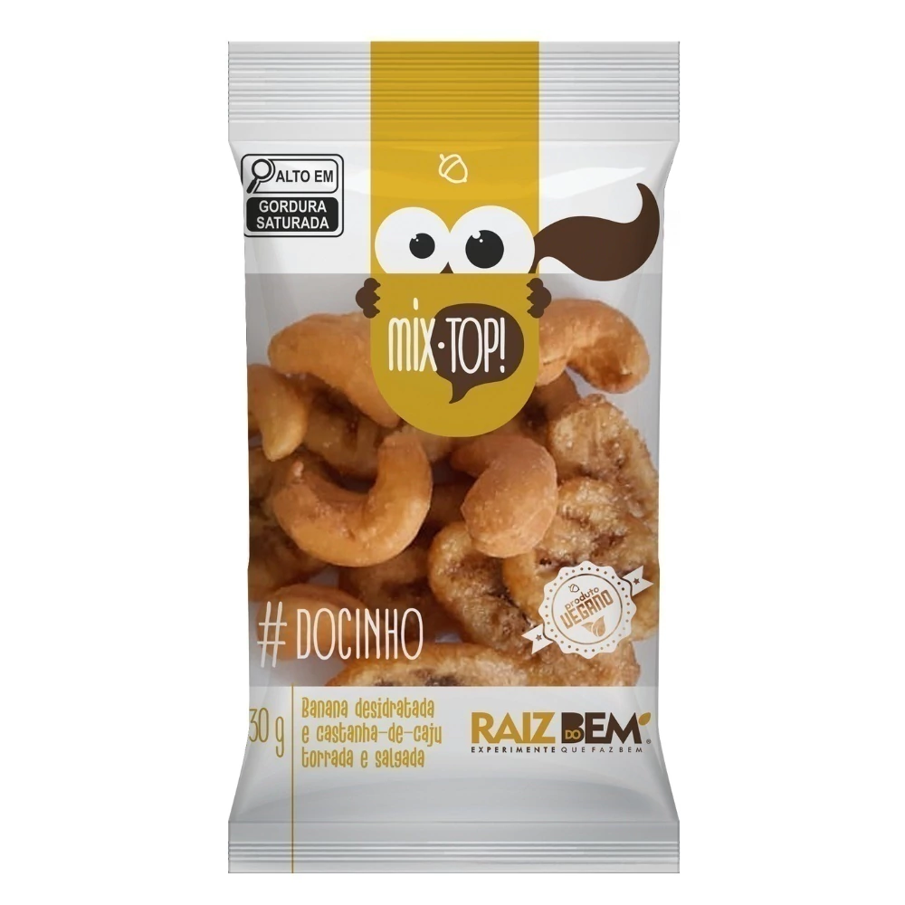 Banana Desidratada e Castanha de Caju