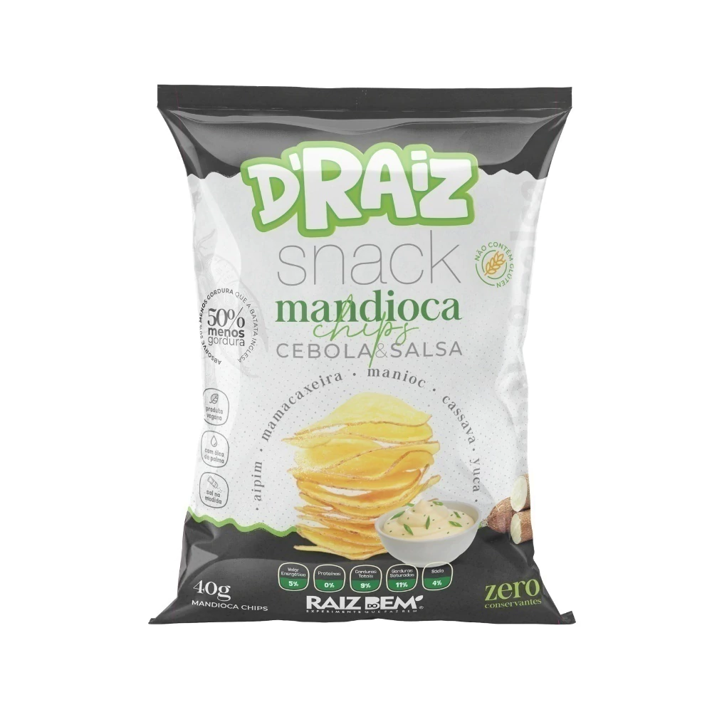 Mandioca Sabor Cebola e Salsa